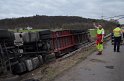 Bierlaster umgestuerzt A 3 Rich Frankfurt Hoehe AS Lohmar P120